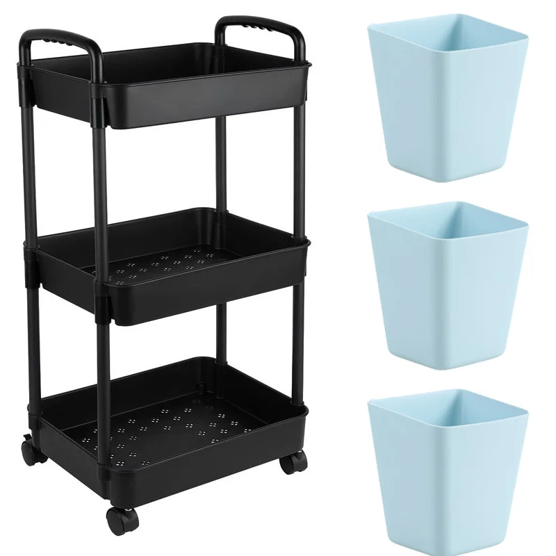 3pcs Black Blue set