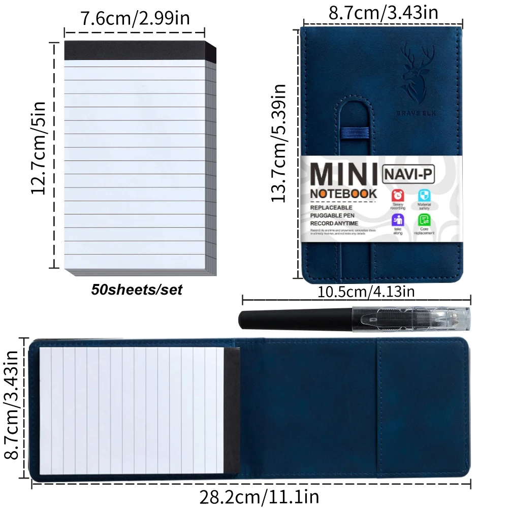 Blue Notepad Set