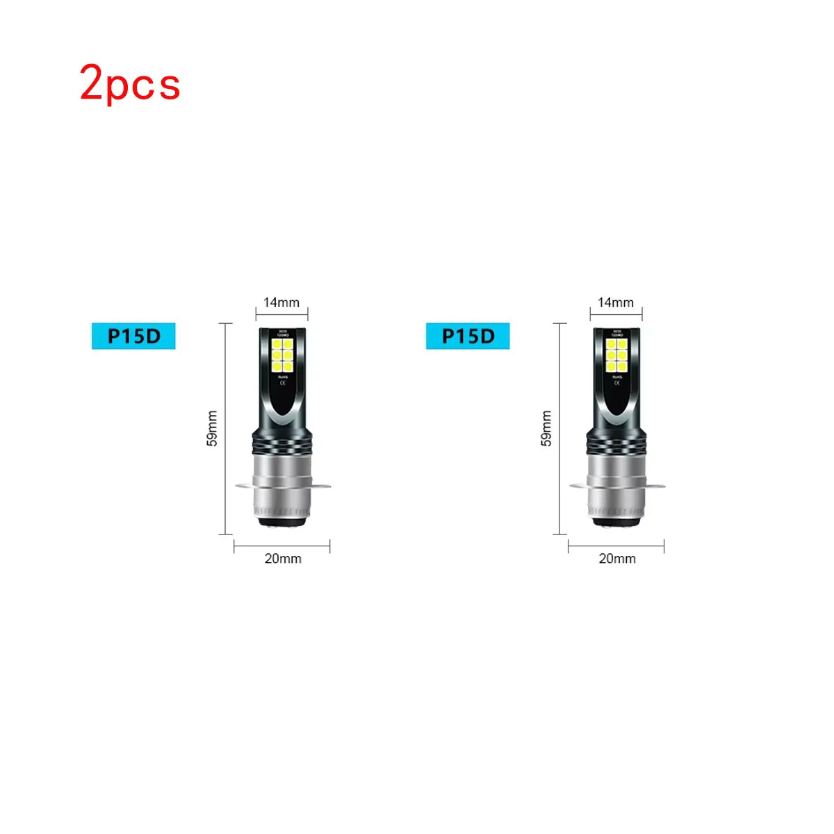 2pcs P15D