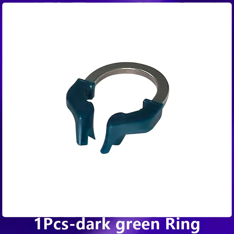 1Pcs-dark green ring