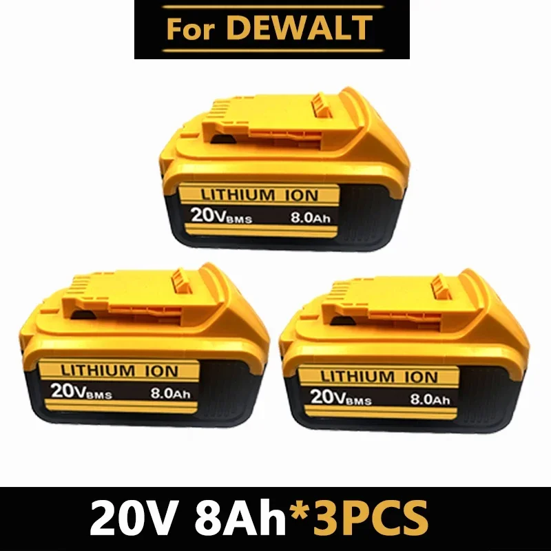 20V 3PCS 8.0Ah