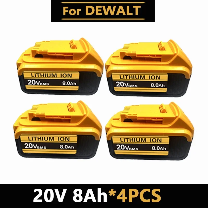20V 4PCS 8.0Ah