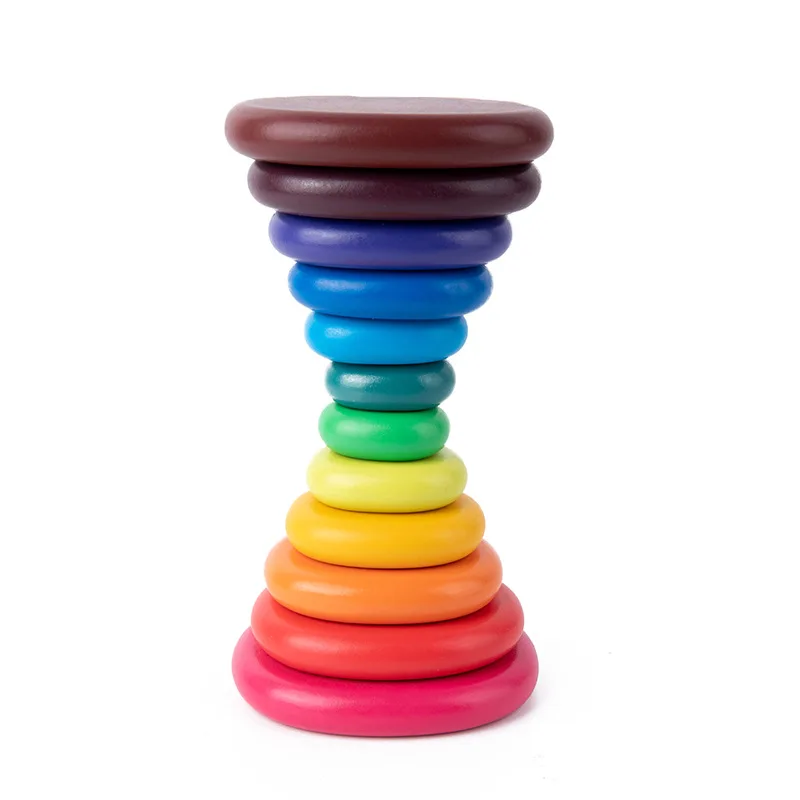 12pcs Rainbow Blocks
