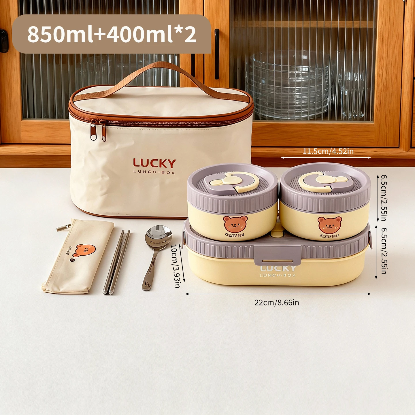 Purple 1650ml Set