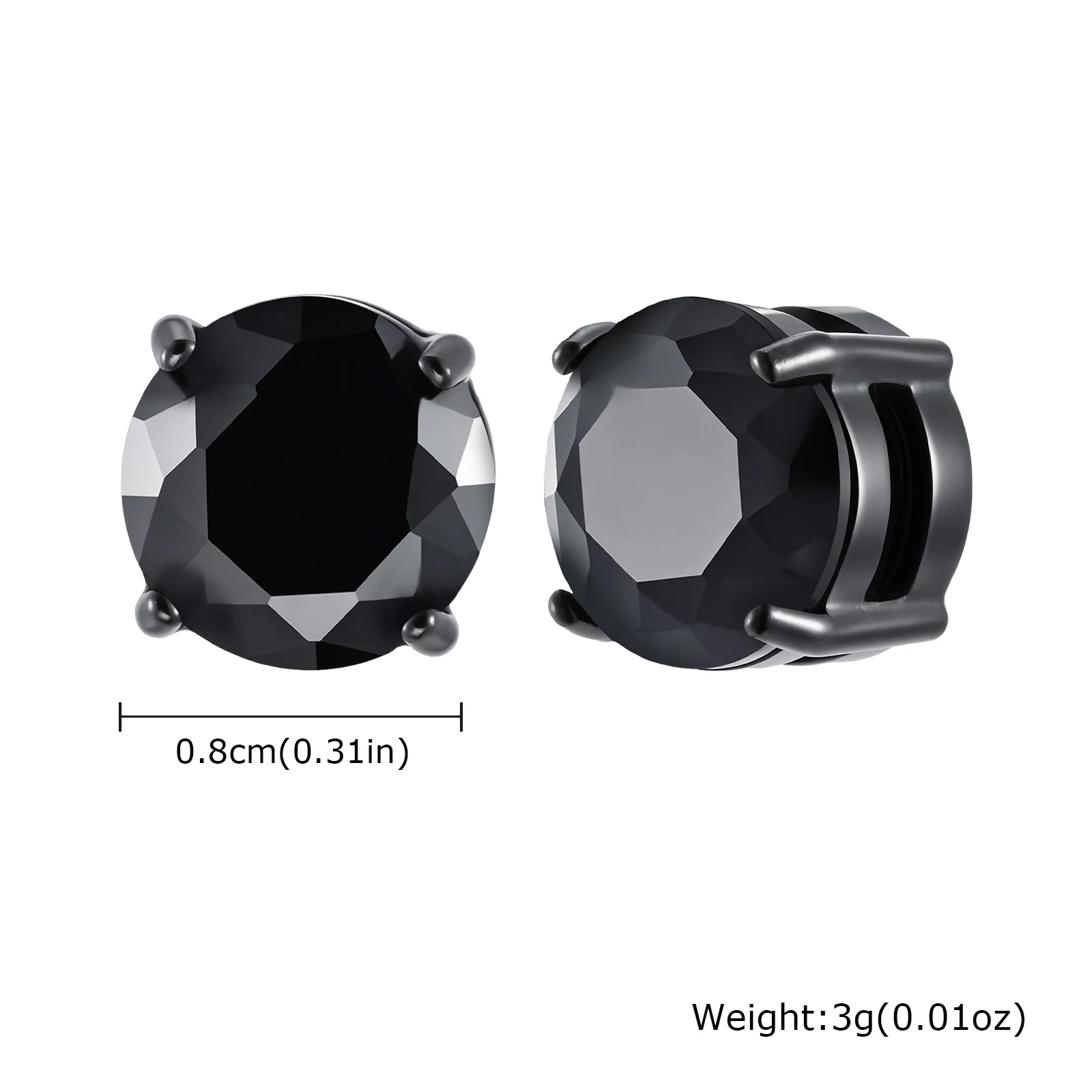 8mm black