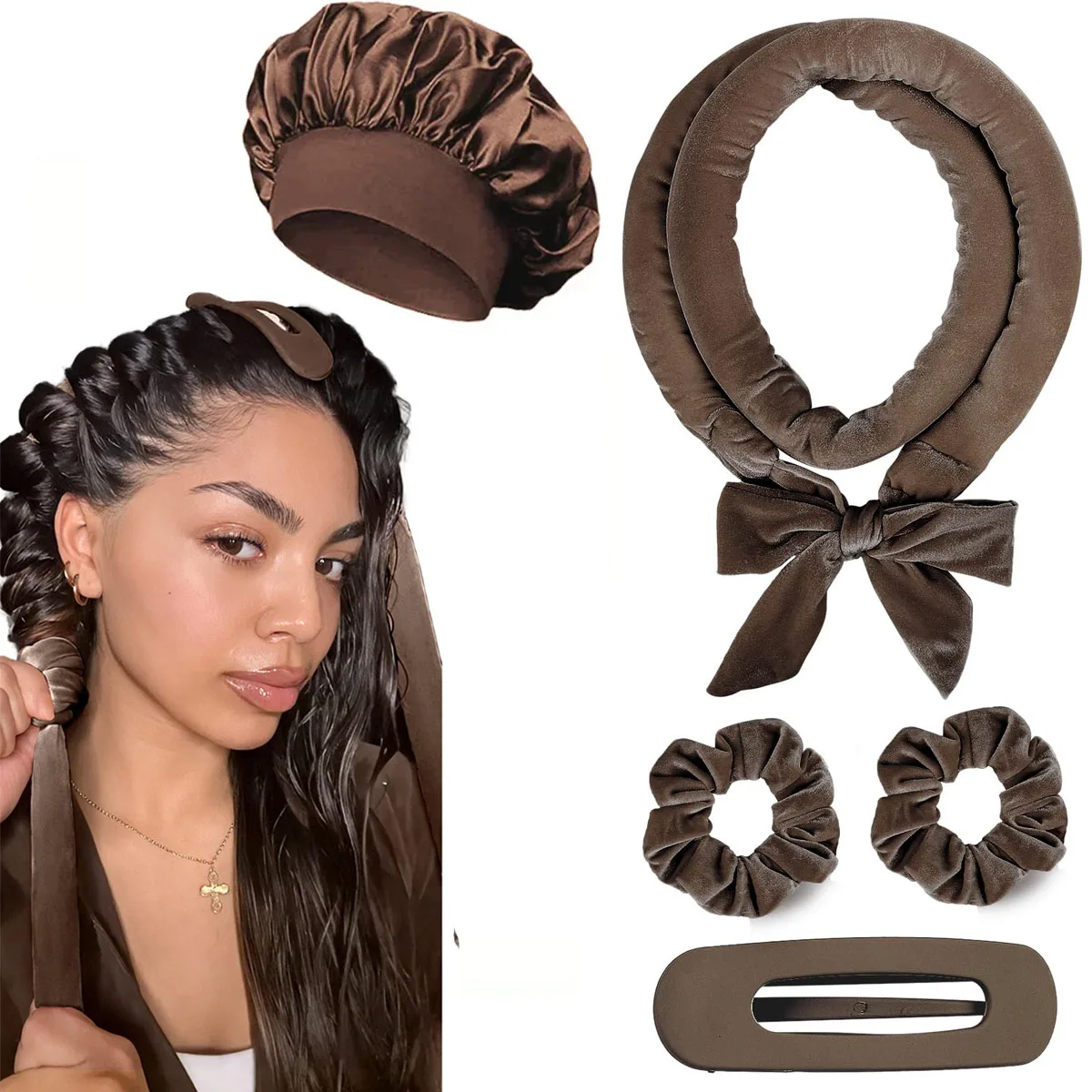 Brown with cap