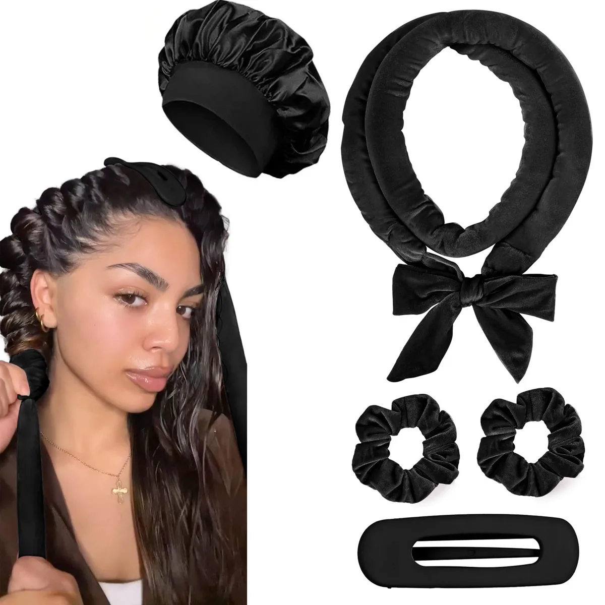 Black with cap