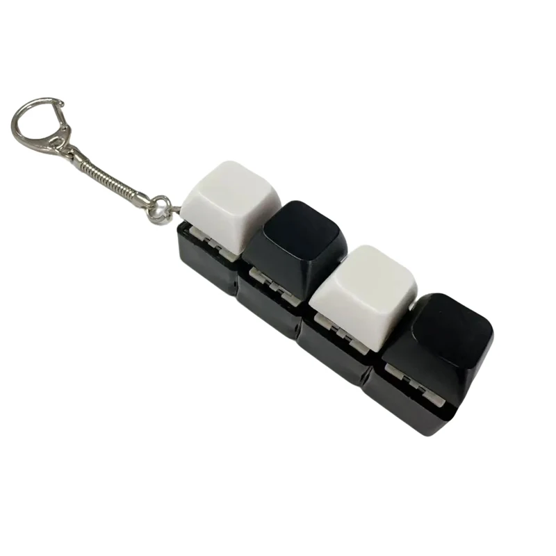 B-4 Keys Black White