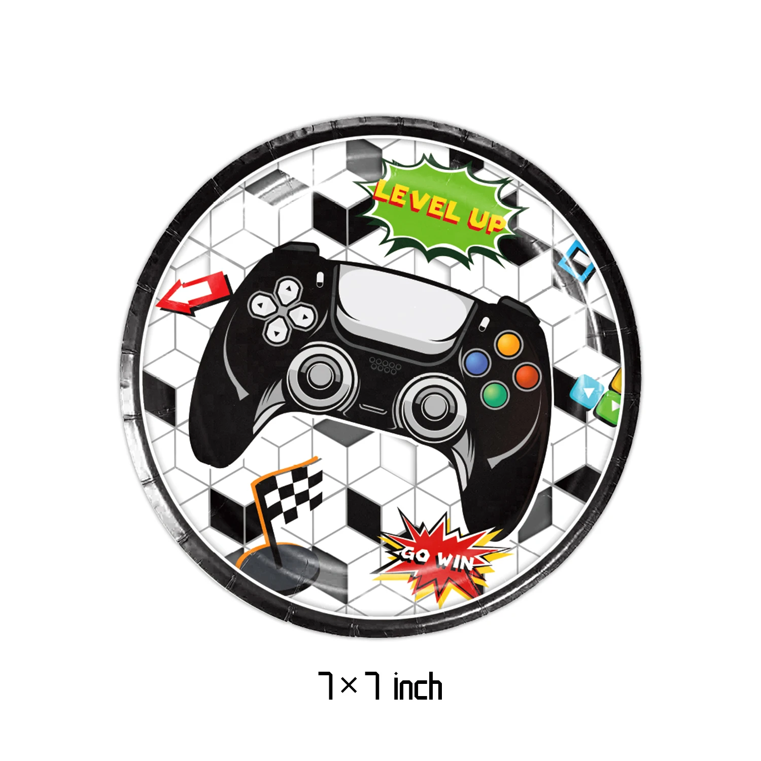 10pcs 7in plate