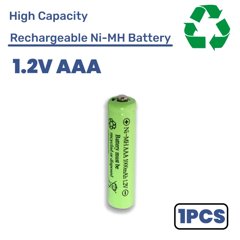 1PCS AAA 1.2V NI-Mh