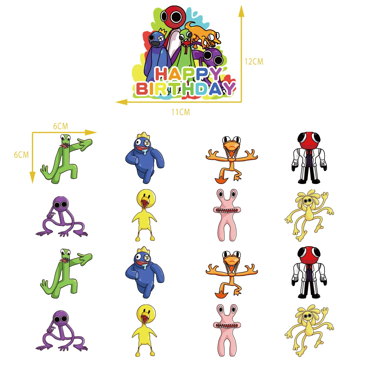 17pc cake card