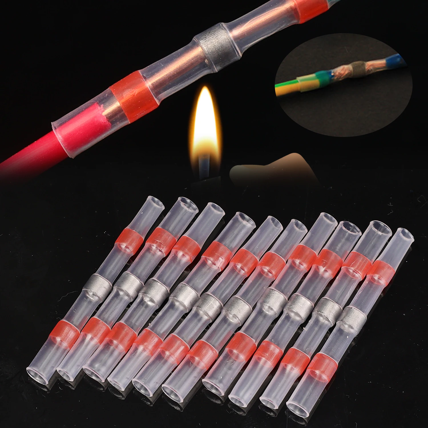 10pcs Red  ID. 2.7mm