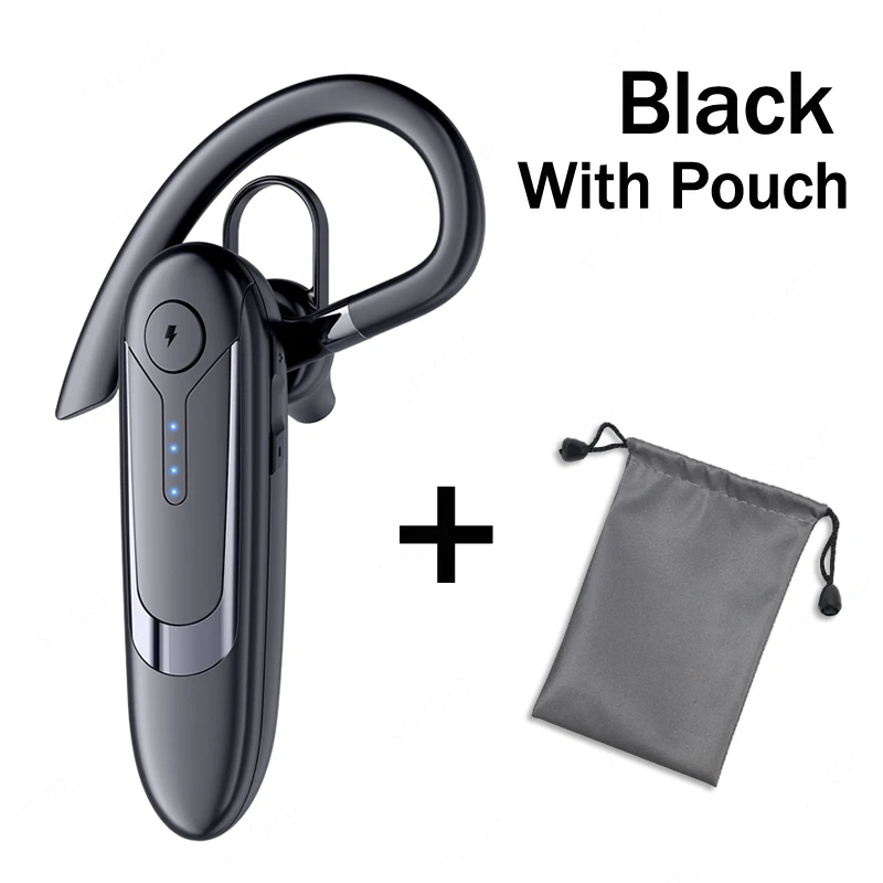Black with pouch