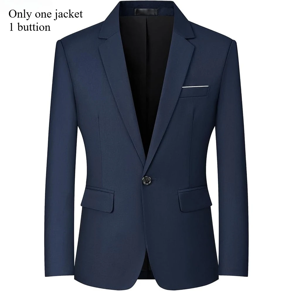 1PC-Navy-1 button