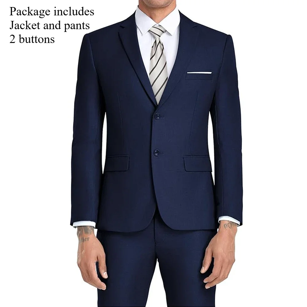 2Pcs-Navy-2 buttons