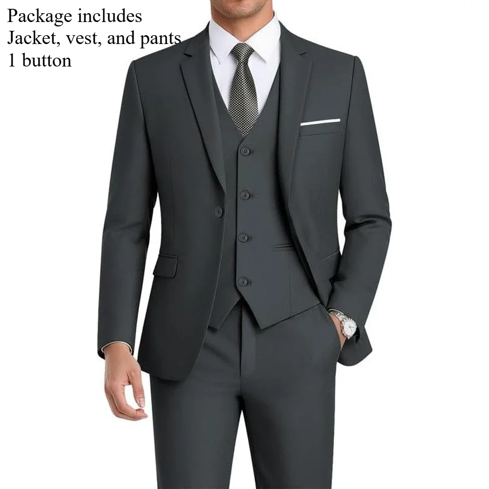 3Pcs-Grey-1 Button