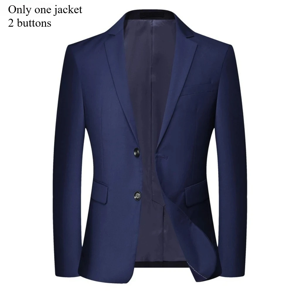 1Pc-Navy-2 buttons