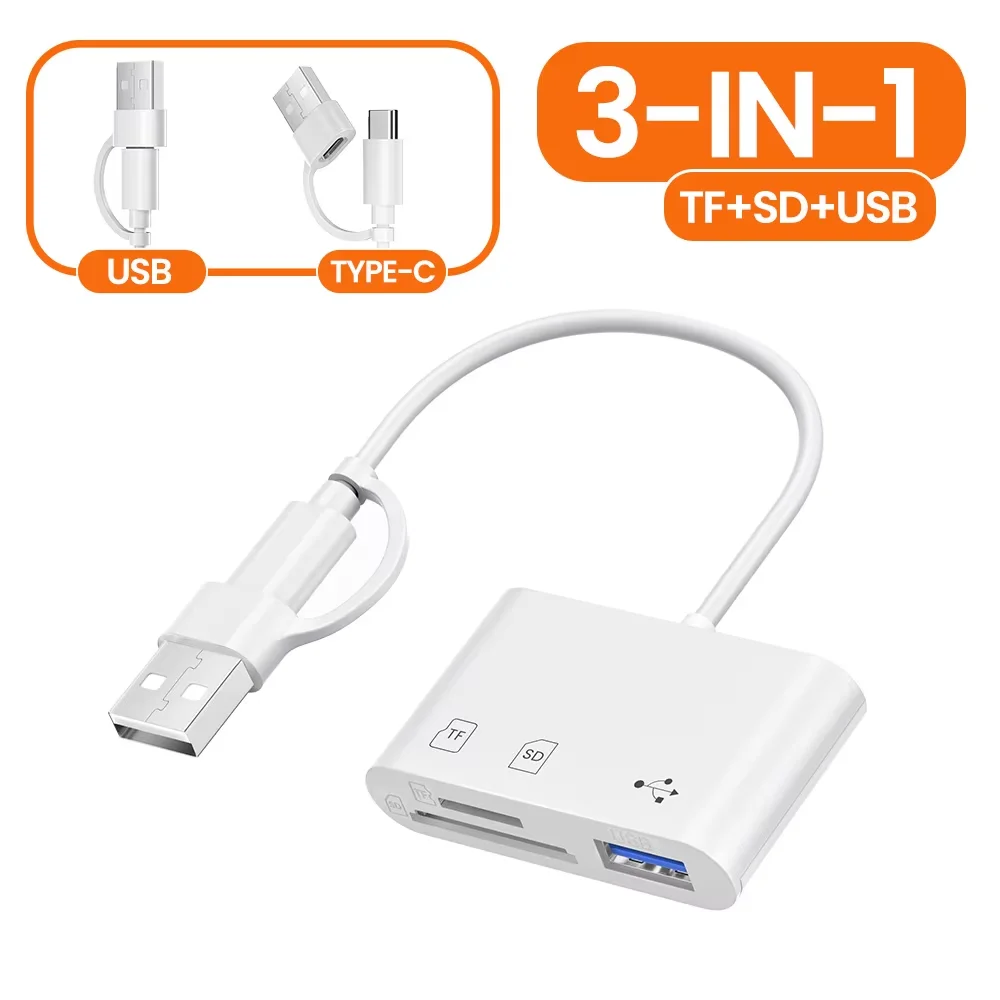 3-in-1 USB White