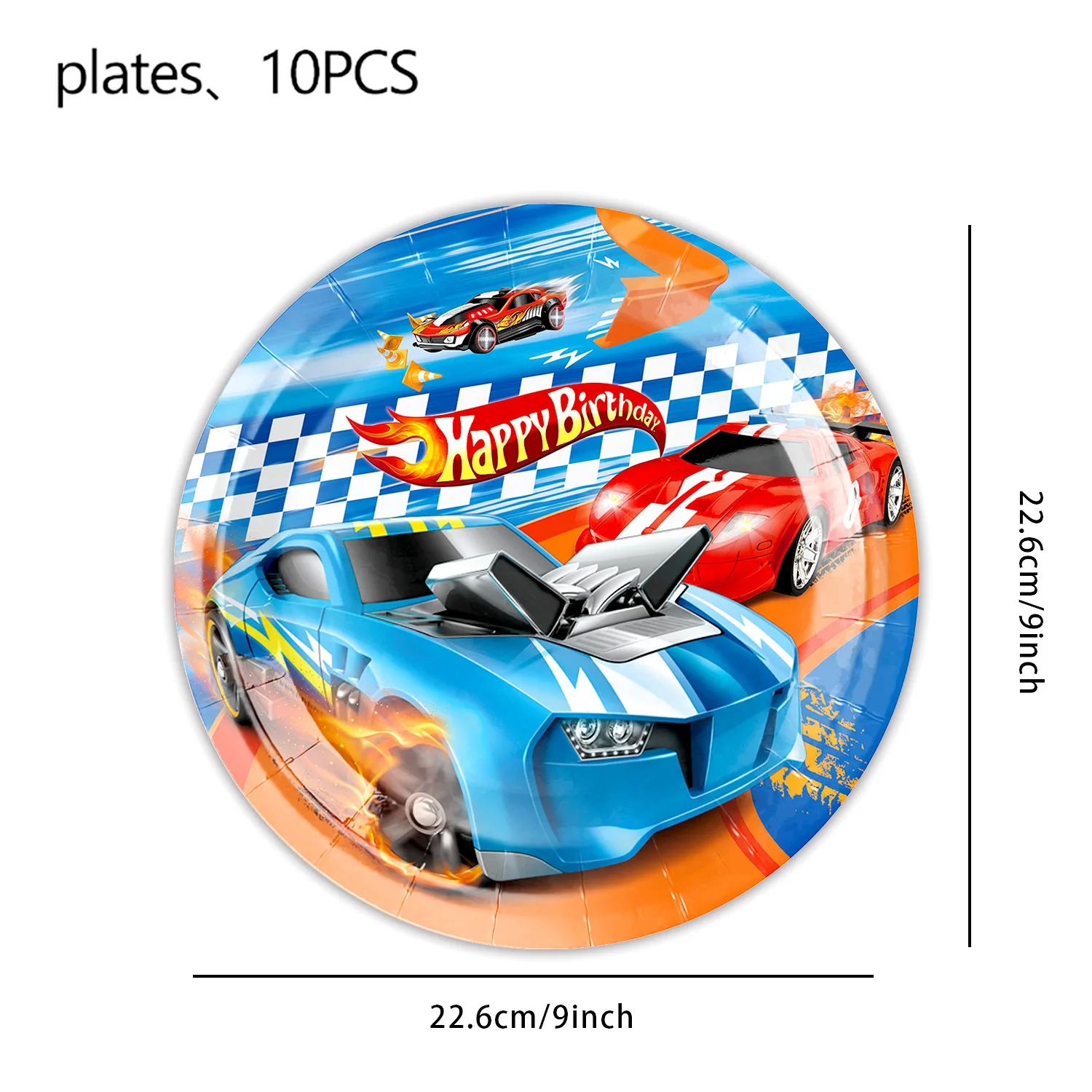 10pcs 9inch plates
