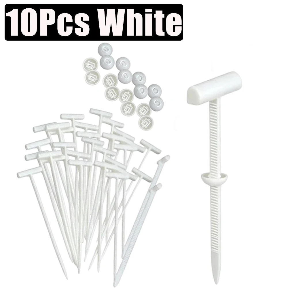 10Pcs White