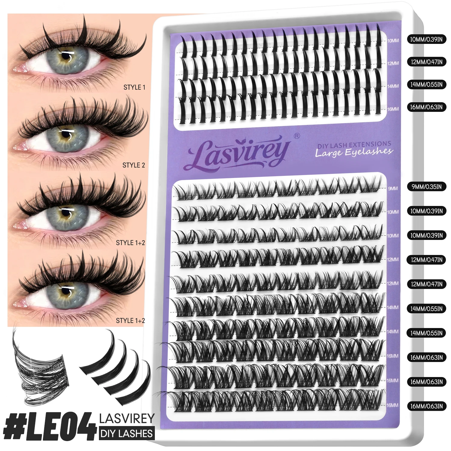 Mixed Lash-LE04