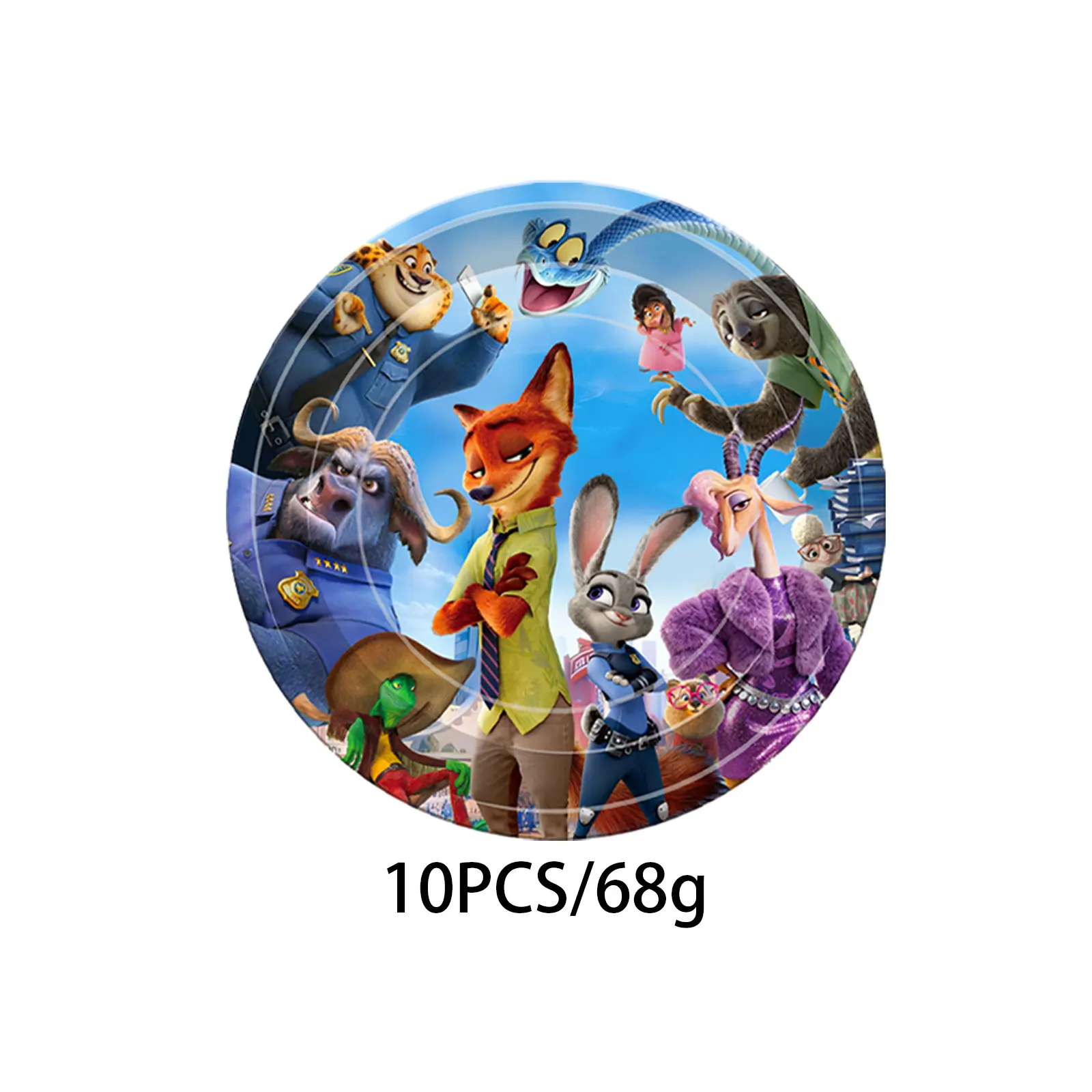 10pcs 7inch plates