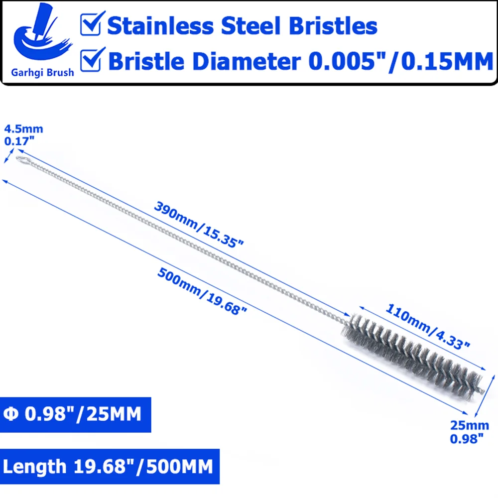 SS 25mmX500mm