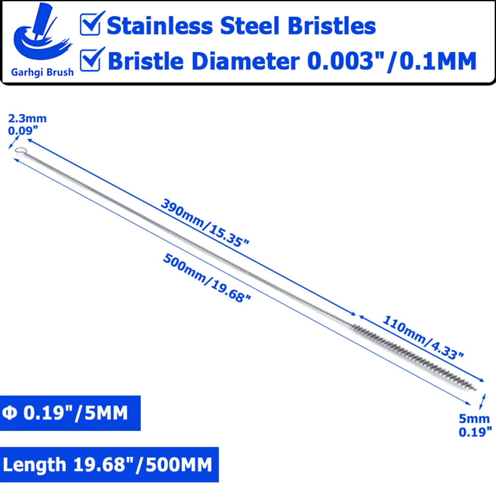 SS 5mmX500mm