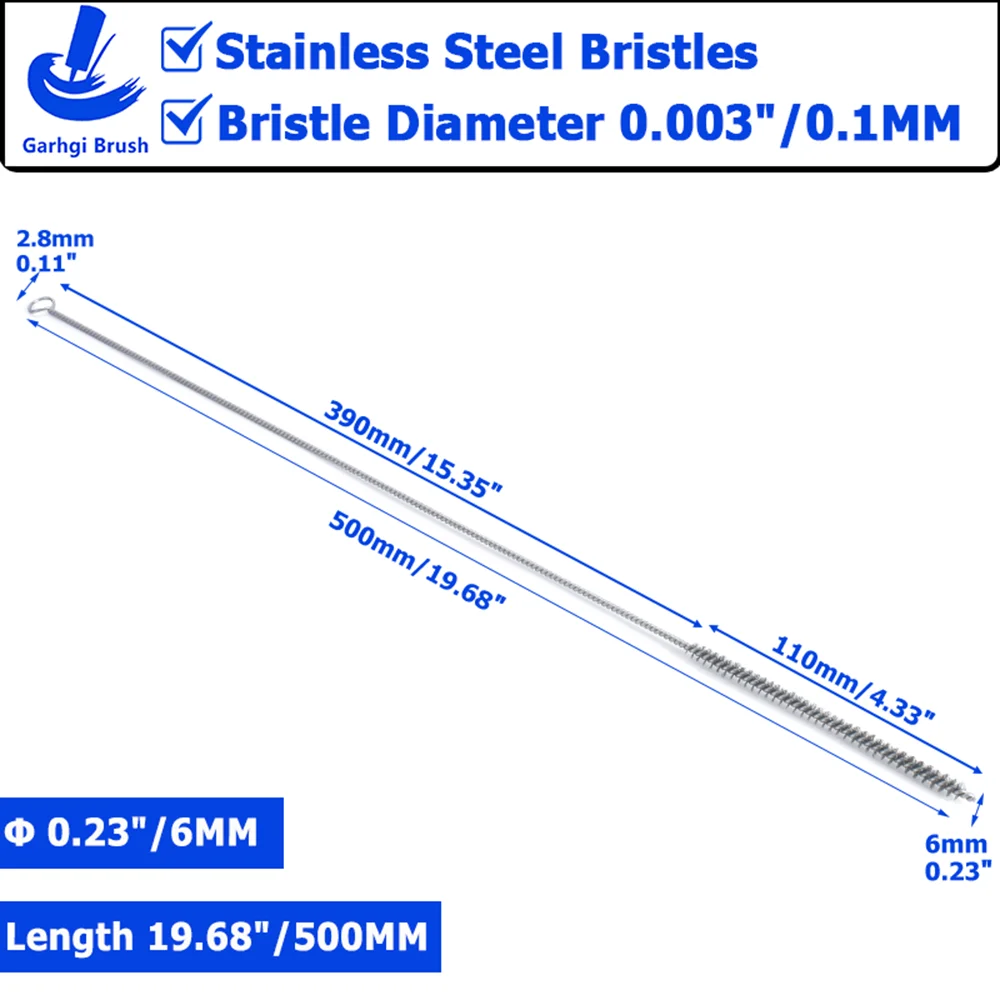 SS 6mmX500mm