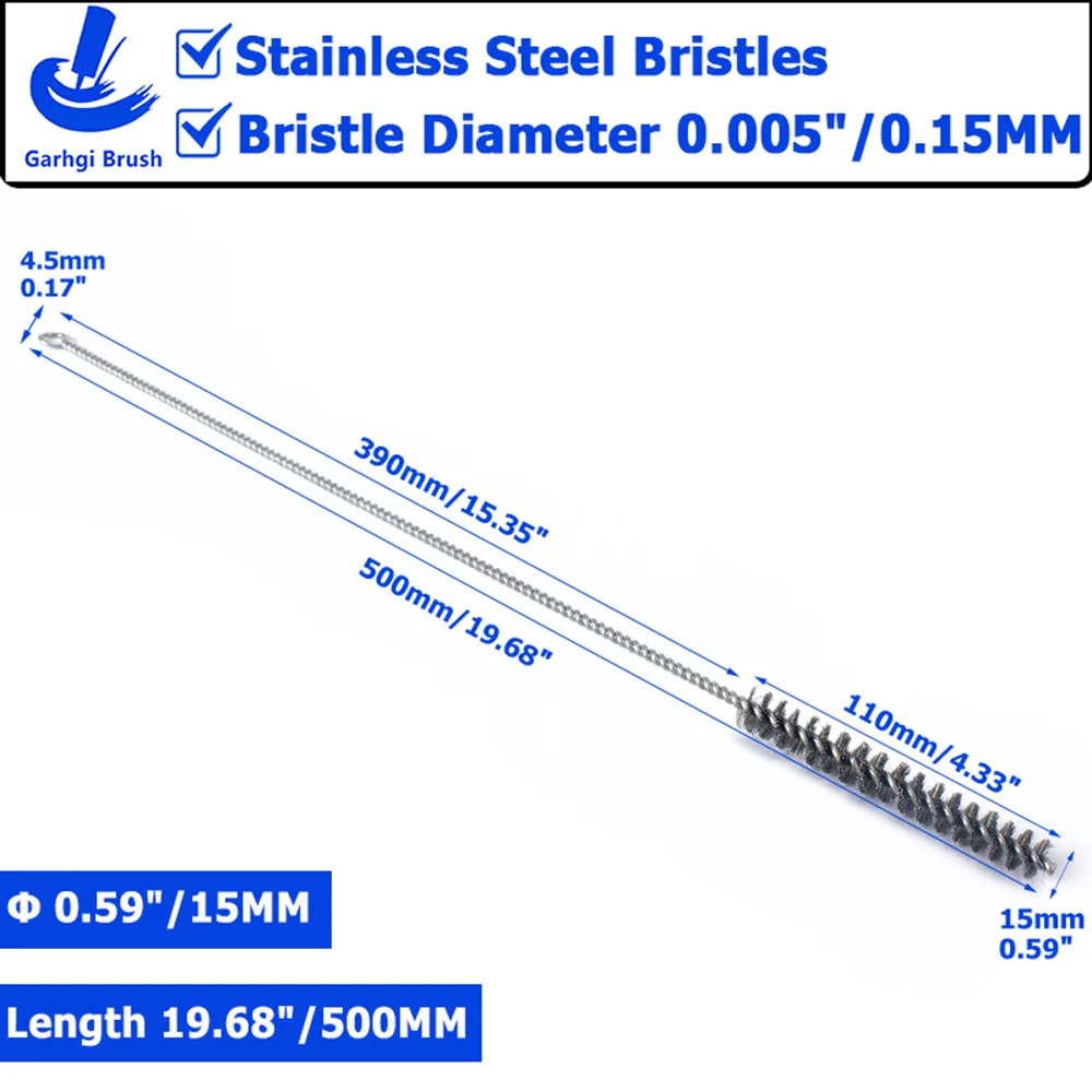 SS 15mmX500mm