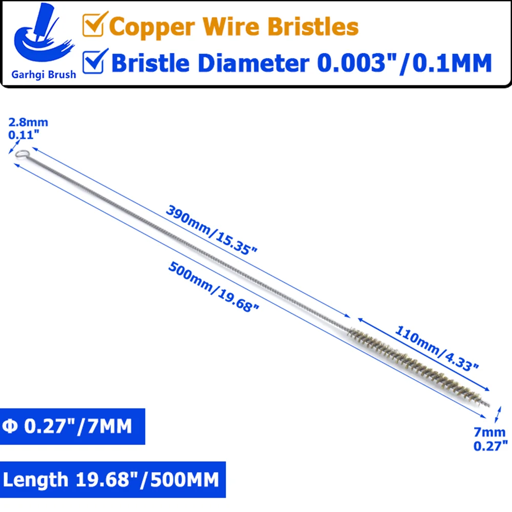 Copper 7mmX500mm