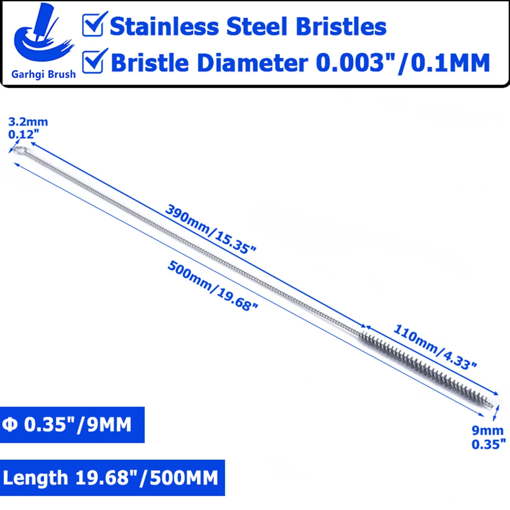 SS 9mmX500mm
