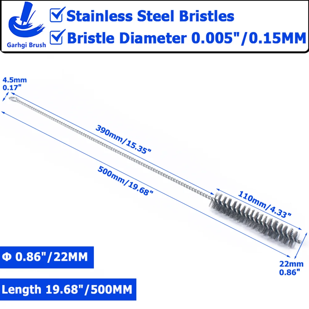 SS 22mmX500mm