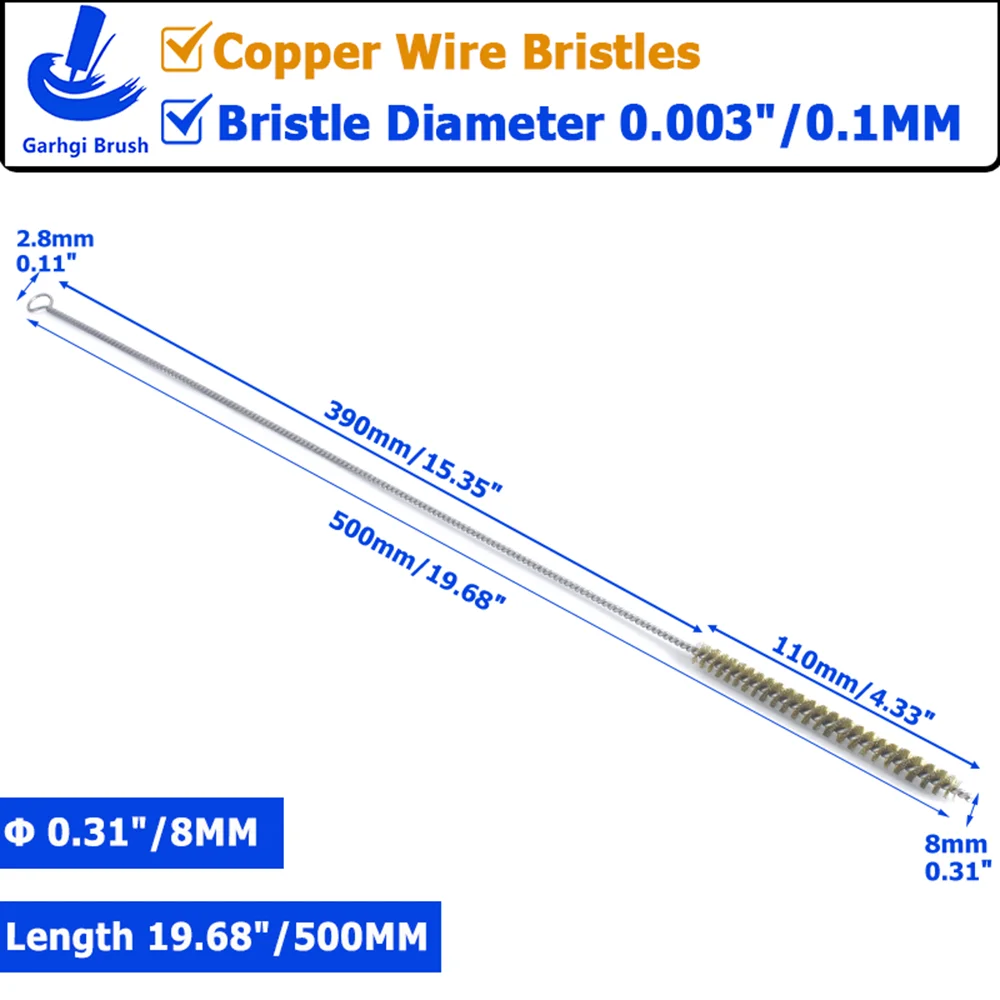 Copper 8mmX500mm