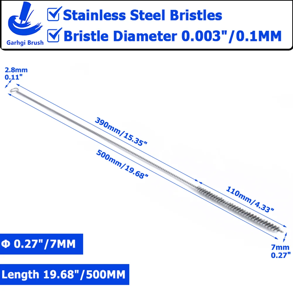 SS 7mmX500mm