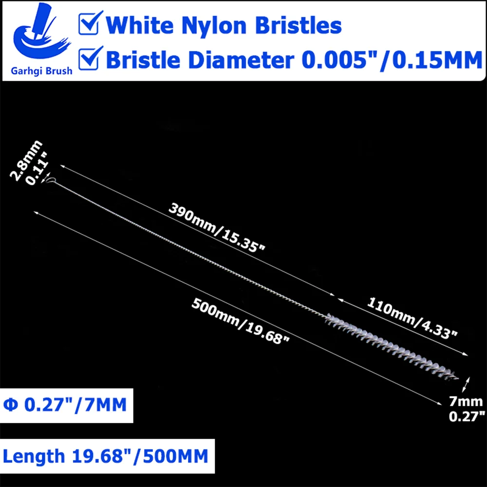 Nylon 7mmX500mm