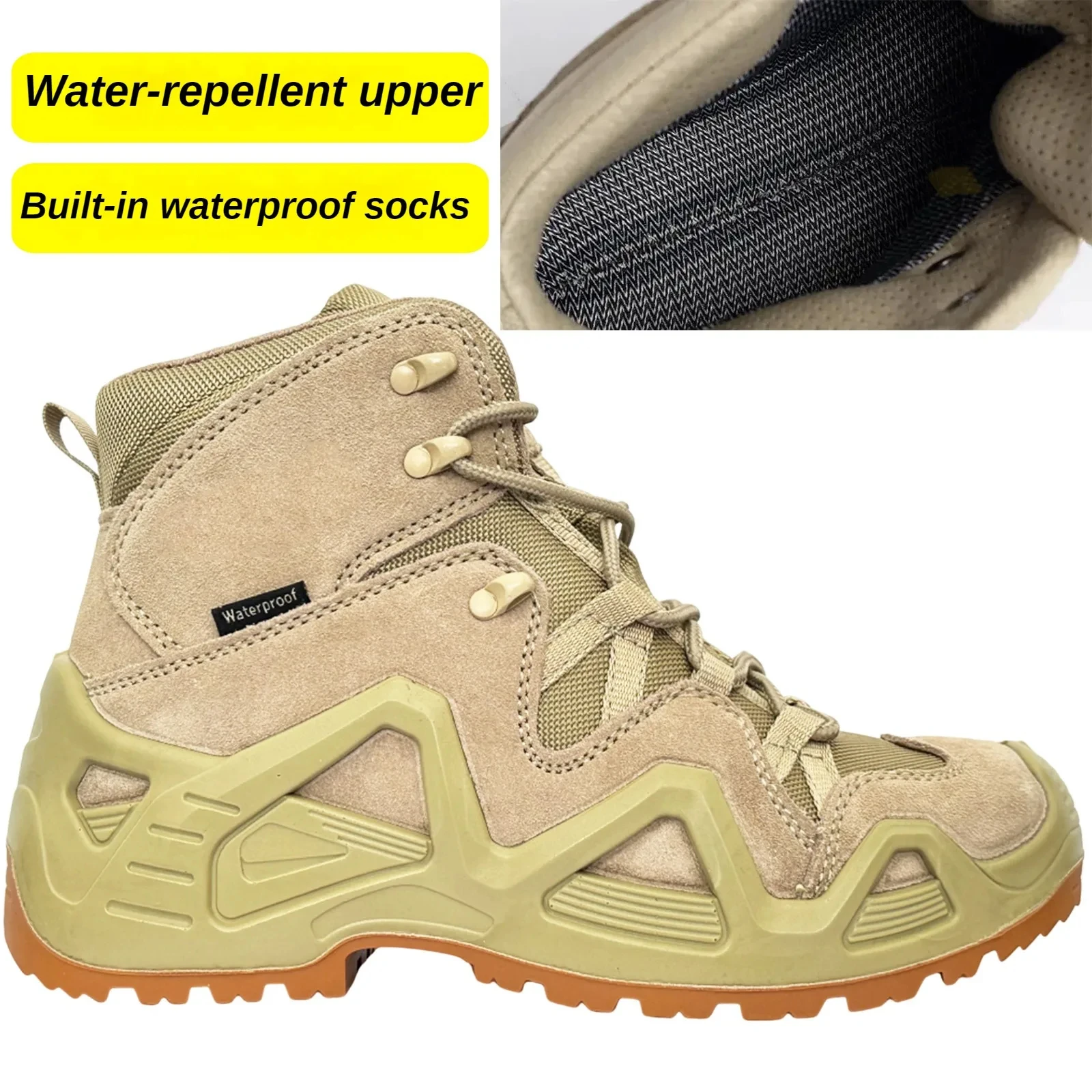 Khaki Mid-Waterproof