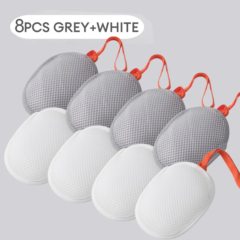 8PCs-White and Grey