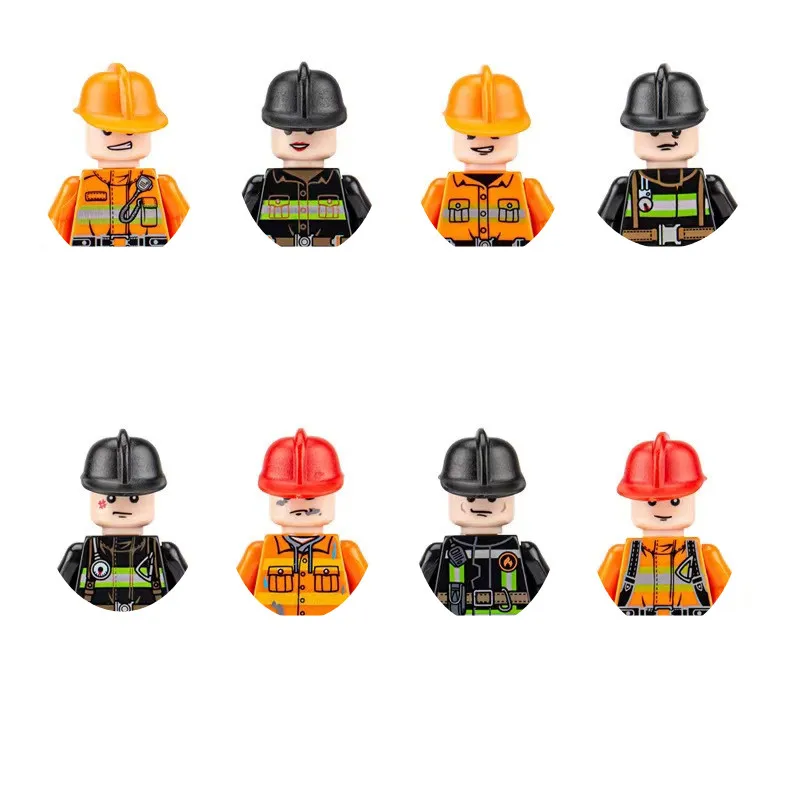 8pcs fireman