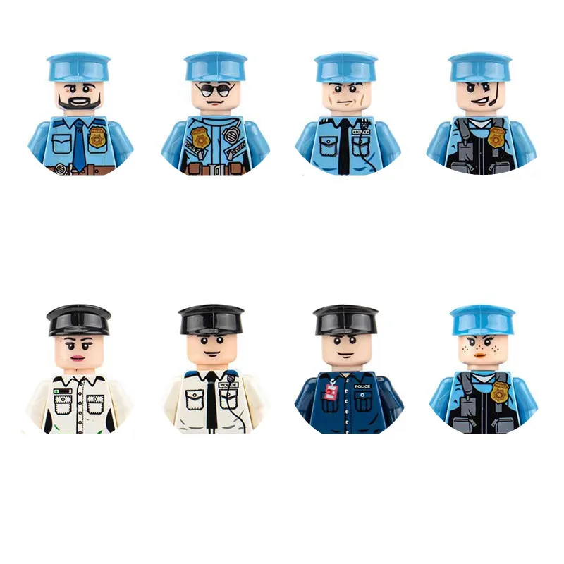 8pcs policeman