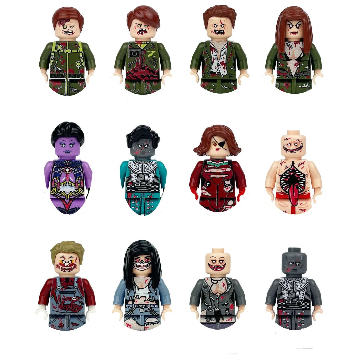 12pcs zombies