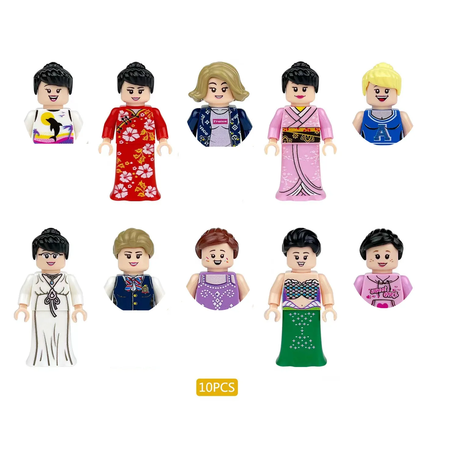 10pcs girls