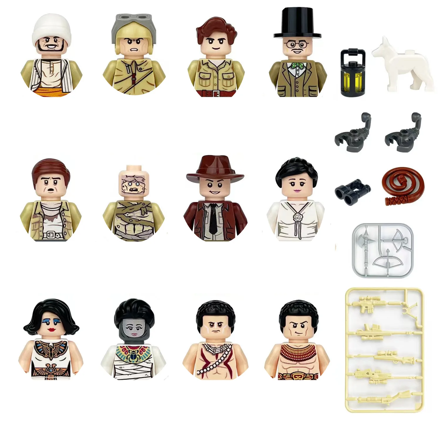 12pcs adventurers