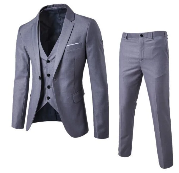 Gray three-piece set
