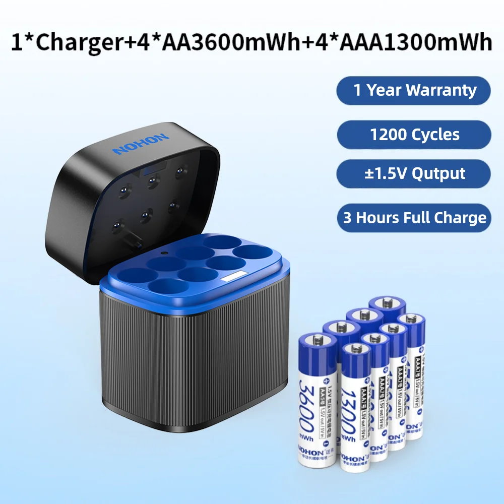 Charger AA AAA Mix