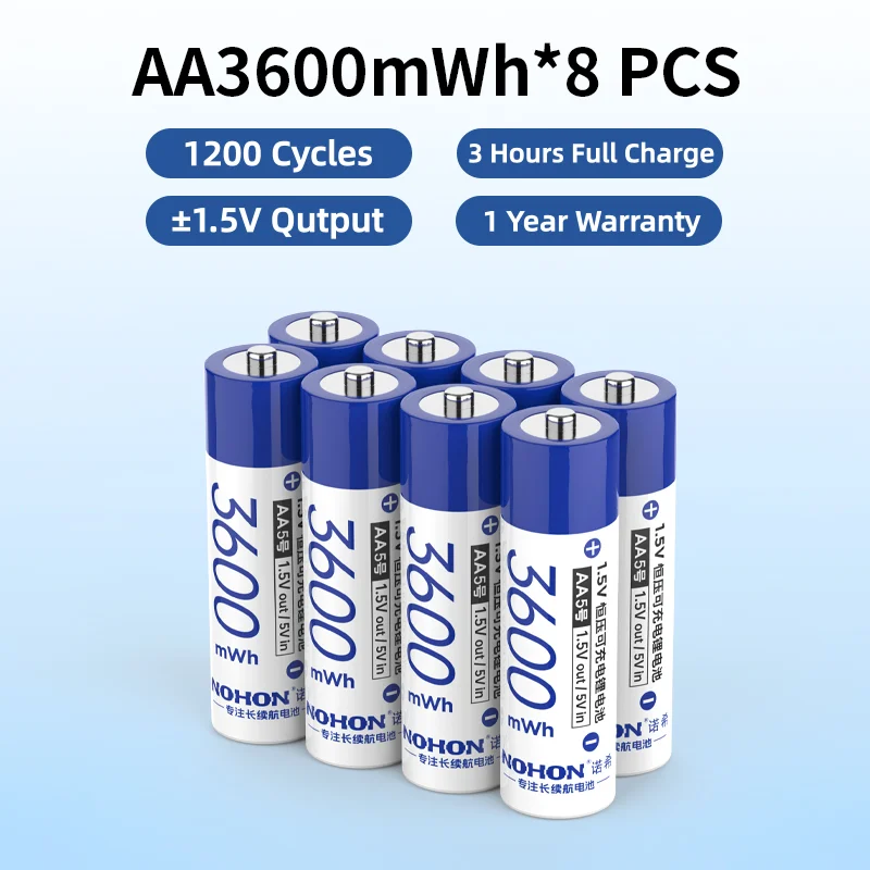 AA 8Pcs