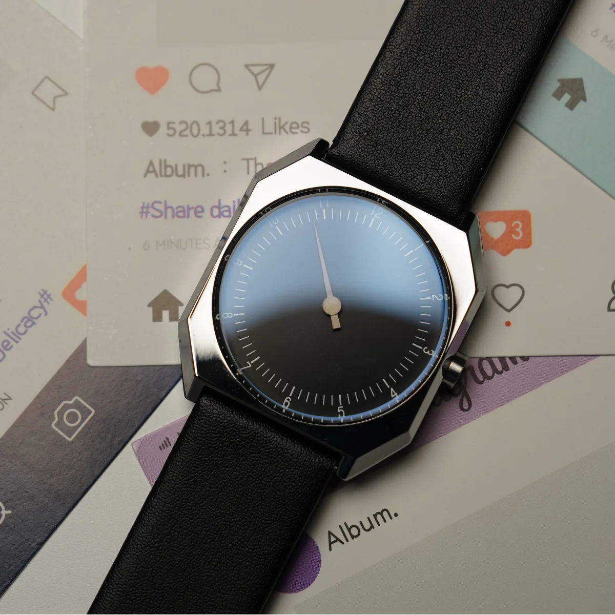 BLACK Leather band