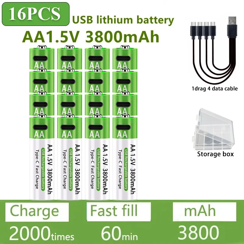 AA 16PCS