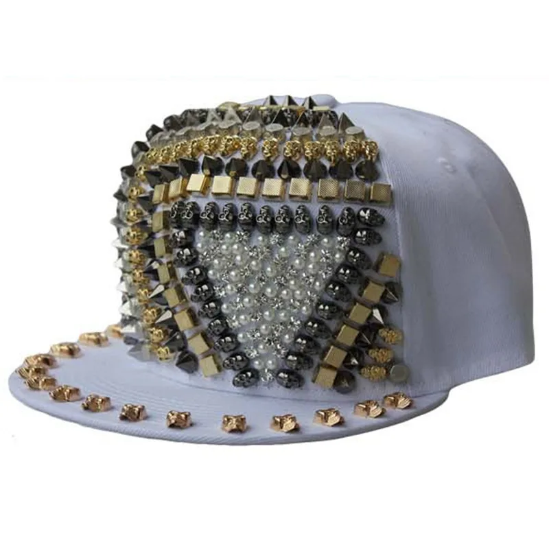 Triangle ghost head rivet white