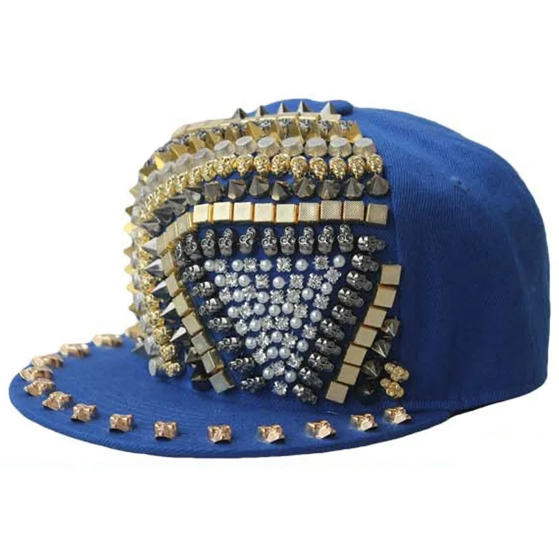 Triangle ghost head rivet color blue